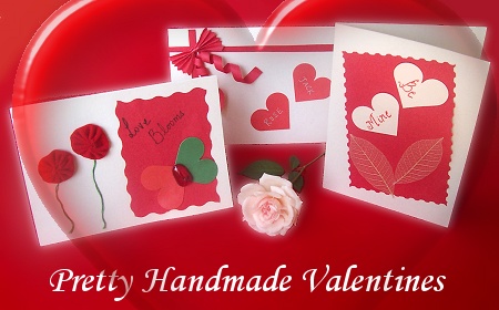 Handmade Valentines  Cards on Pretty Handmade Valentines     Valentine   S Day Card Crafts