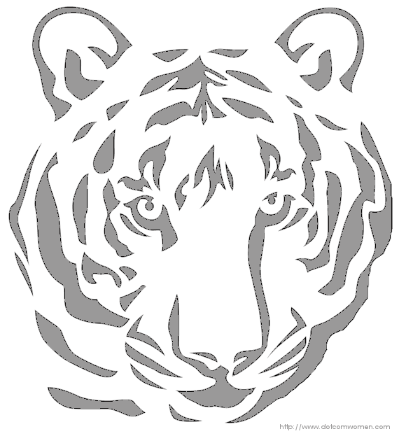 Tiger Face Free Halloween Pumpkin Carving Patterns Dot Com Women Tiger Face Free Halloween Pumpkin Carving Patterns Dot Com Women