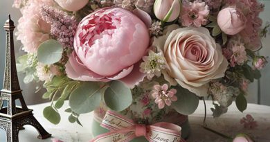 April in Paris - Flower Arrangement Theme