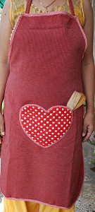 Valentine Heart Pocket Apron