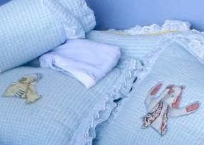 Appliqued Pillows for Baby Nursery