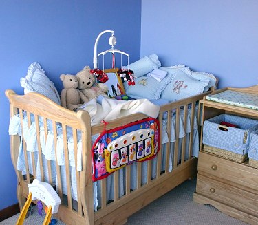 Blue Baby Nursery - Nursery Decorating Ideas