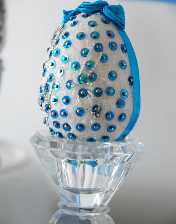 Sequined Easter Eggs