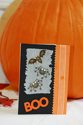 'Boo' Halloween Card - Card Making Projects