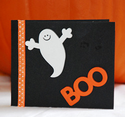 'Boo' Card - Halloween Card Making Projects