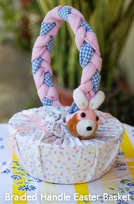 Braided Handle Easter Basket, Easter Crafts