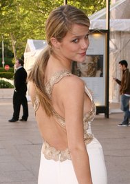 Back view of Brooklyn Decker's Long Hairstyle