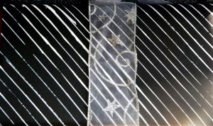 Black and White Striped Gift