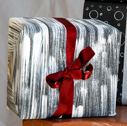 Black and White Stroked Gift