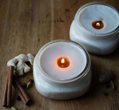 DIY Chai Tea Candles