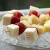 Cheese, Cherry & Pineapple on a Stick