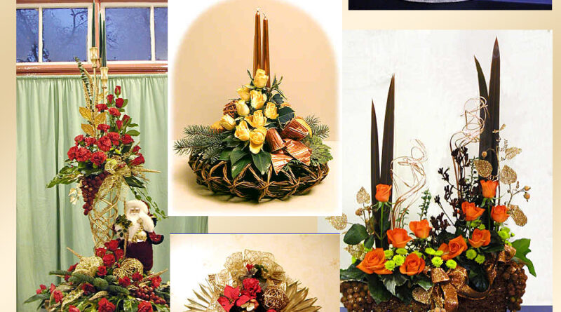Christmas Flower Arrangements - DIY Ideas and Projects