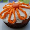 Orange Flower Power Cupcake