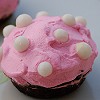 Pink Pearls Wedding Cupcake