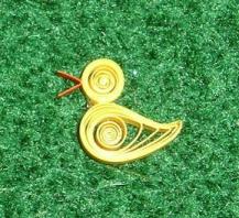 quilled duckling