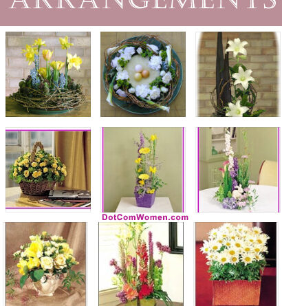 Easter Flower Arrangements - DIY Ideas