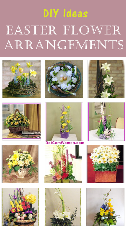Easter Flower Arrangements - DIY Ideas