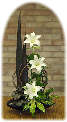 Simple and Elegant Madonna Lilies Flower Arrangement for Easter