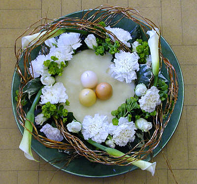 Easter 'Nest' Flower Arrangement