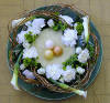 Shallow Easter 'Nest' Flower Arrangement