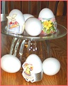 Picture and Ribbon Egg Stands