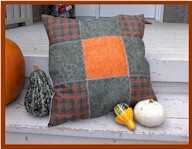 Fall Patchwork Pillow - Free Quilting Craft Project