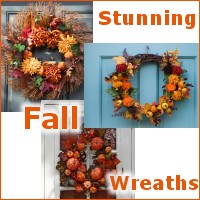 3 Easy and Stunning Fall Wreaths