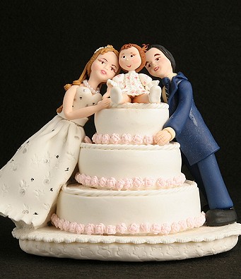 Wedding Cake for Couples who have Children