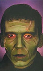 Frankenstein Halloween Makeup Idea