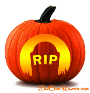 RIP Grave Pumpkin Pattern - Free Halloween Pumpkin Carving Patterns