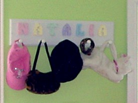 Girls Bedroom Personalized Hanging Hooks