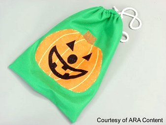 Fun fabric bags for halloween