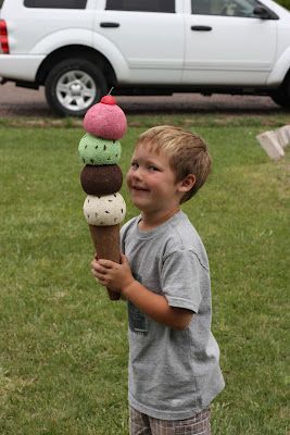 Ice Cream Cone Relay - Party Games