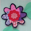 Iris Folding Template - Flower