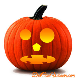 jack o lantern pumpkin face stencil