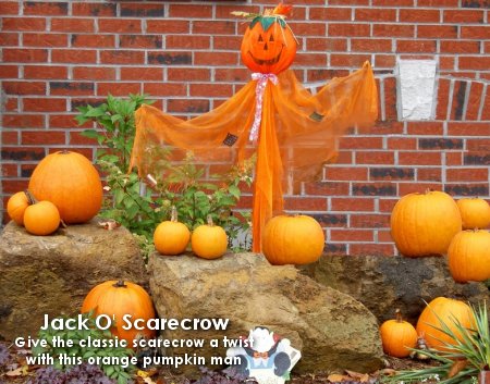 Jack O' Scarecrow - 5 Favorite Outdoor Halloween Decorations