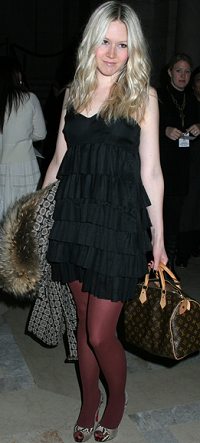 Kimberly Stewart at the Mercedes-Benz Fashion Week Fall 2007