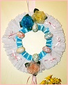 Lace Easter Egg Wreath