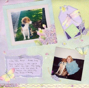 Scrapbooking Page - Friends & Family
