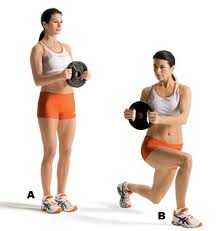 Lunge Twist for Flat Abs
