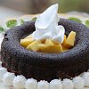 Chocolate Glazed Mango Delight Bundt Cake