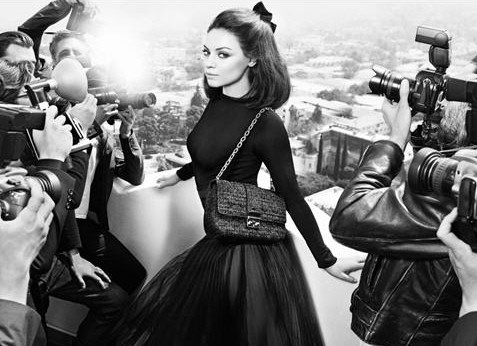 Mila Kunis as a Retro 50s Star for Dior Handbags Campaign