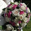 Open Roses Wedding Bouquet