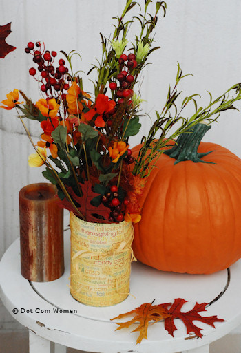 Fall Tins - Fall Porch Decorating