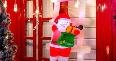 Santa Clause themed Outdoor Christmas Decorations