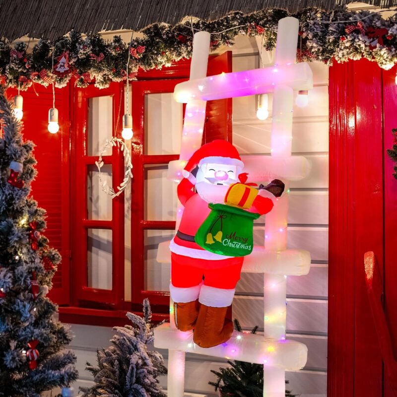 Santa Clause themed Outdoor Christmas Decorations