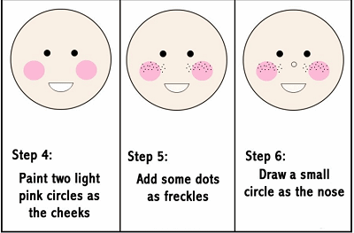 Instructions for Painting Doll Faces