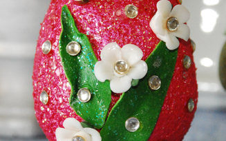 Faberge Style Floral Easter Egg