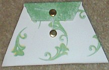 Handmade Purse Invite for a Makeover Party for little girls