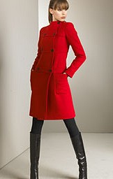 Classic Red Military Coat by Valentino - Holiday Fashions 2007